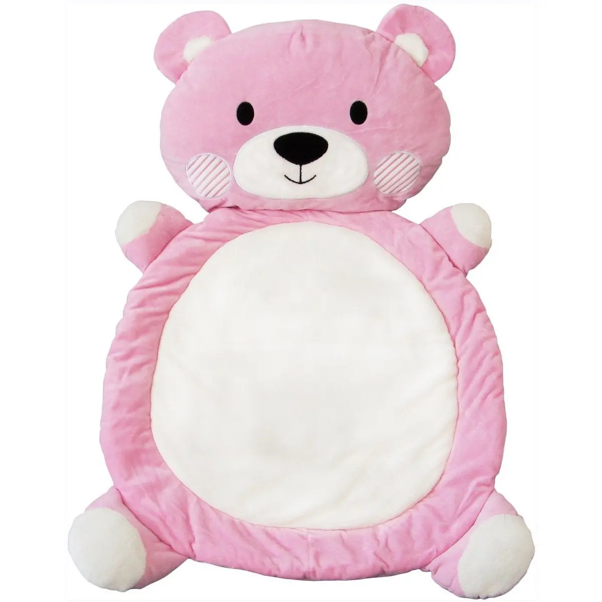 Living Textiles Play Mat - Pink Bear 1