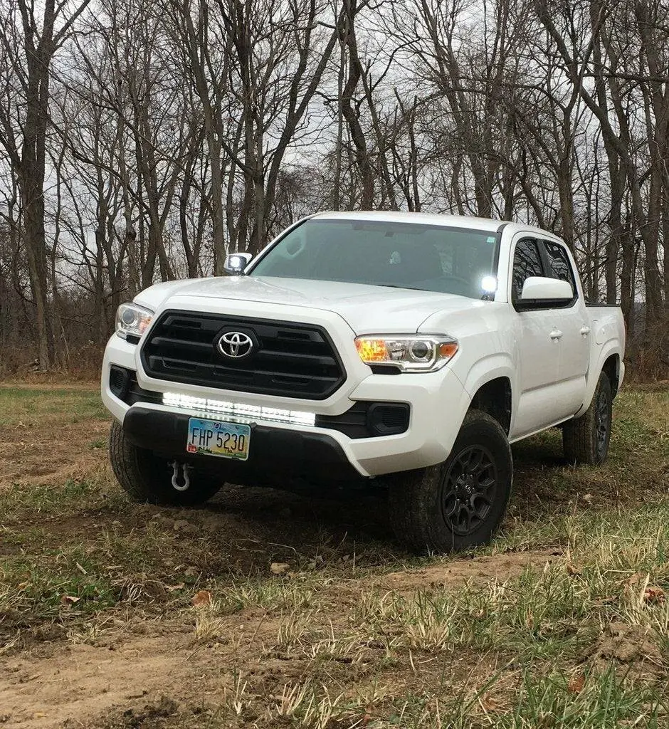 2016-2023 3Rd Gen Tacoma Black Oak Led 30'' Double Row Light Bar Kit 1