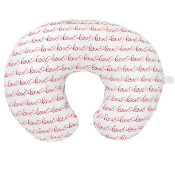 Chicco Boppy Feeding And Infant Support Pillow - Red Loved Letters 1