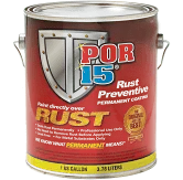 Por-15 45001 Gloss Black Rust Preventive Paint - 1 Gallon 1