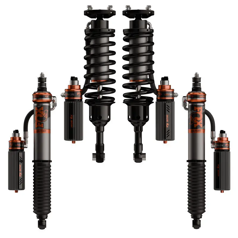 2024+ Tacoma Fox 3.2 Factory Race Live Valve Internal Bypass Coilover (2-3" Lift) - Kit 1