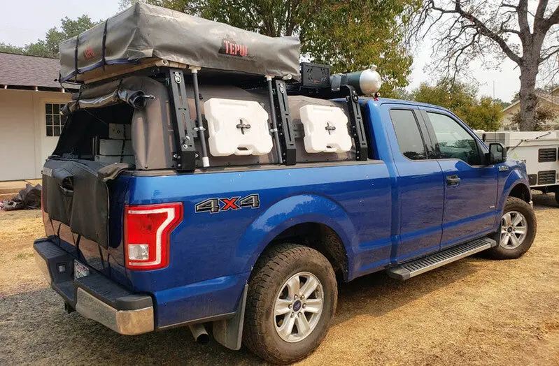 Datin Fab Canvas Cage Rack For Ford F150 1