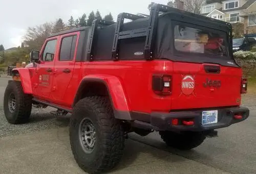 Datin Fab Canvas Cage Rack For Jeep Gladiator 1