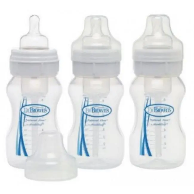 Dr Browns 240Ml Wide Neck Bottles 3Pk 1