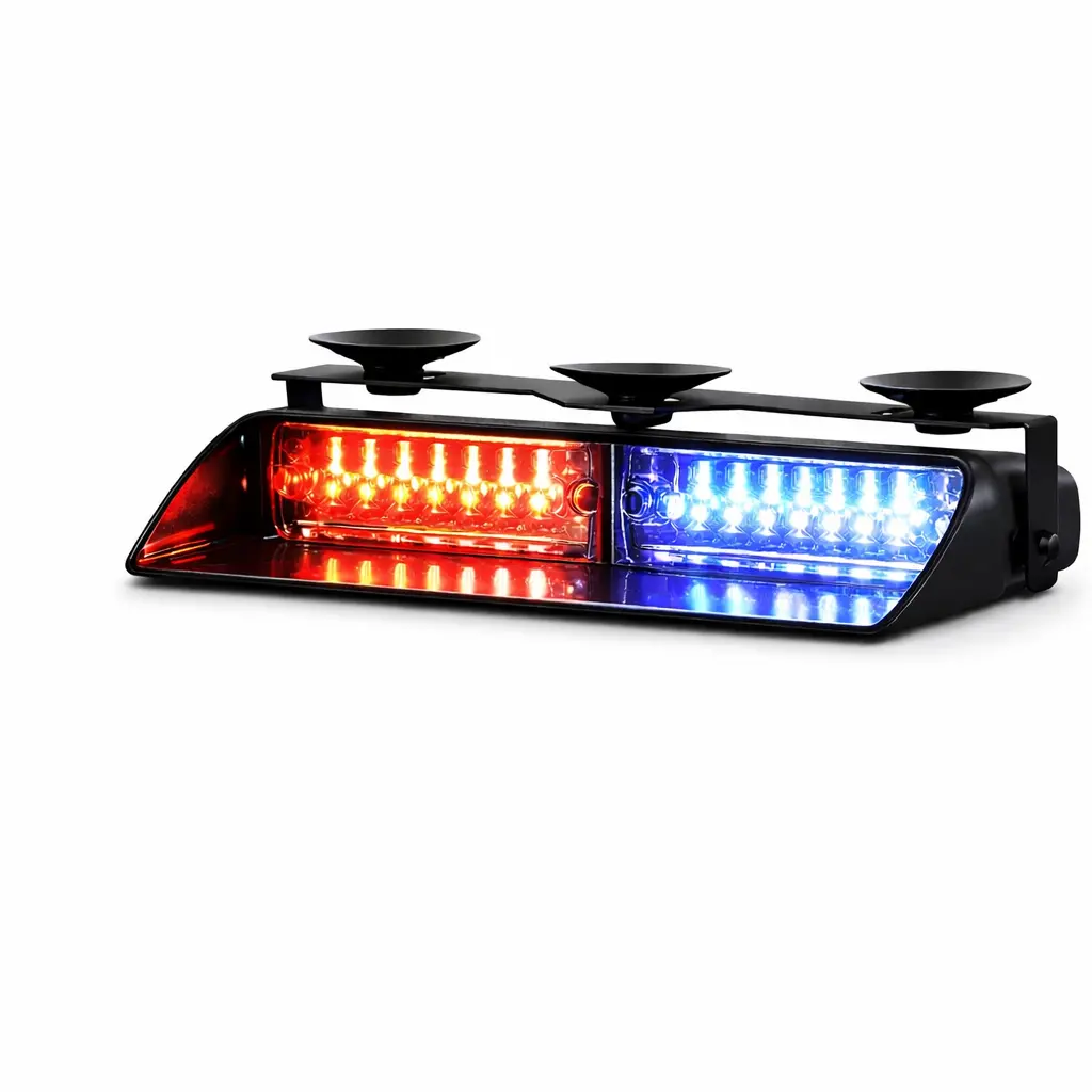 Dashboard Strobe Light Red/Blue | Emergency Led Warning Light | Uae 1