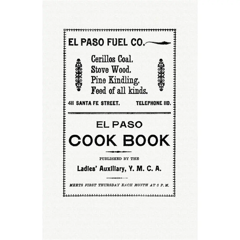 El Paso Cook Book 1