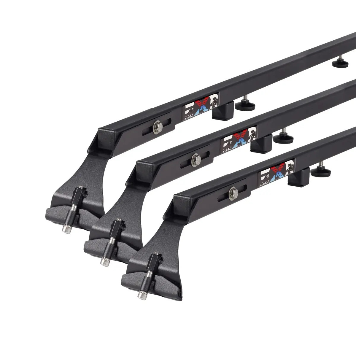 Exr Camper Roof Rack, 3 Heavy Duty 51" Xbars For Tents, No Drilling, Fits Jeep Wrangler Jku 4Dr (Exr1481) 1