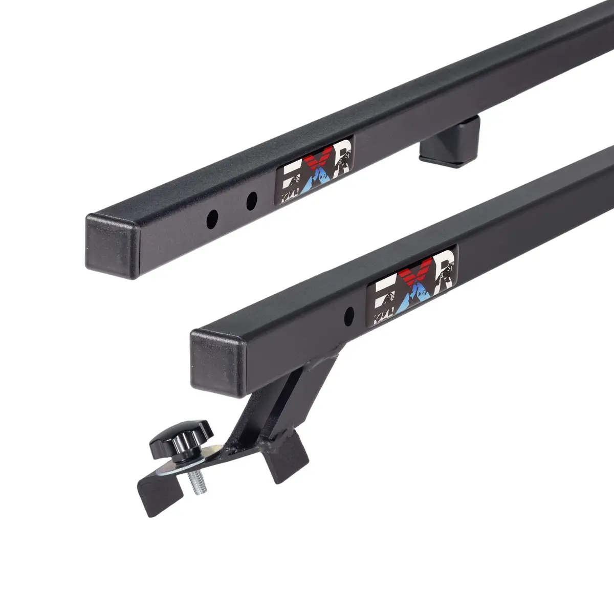 Exr Soft Top (Or No Top) Roof Racks, 2 Heavy Duty Xbars, Fits Jeep Wrangler Jku 4Dr (Exr4001) 1