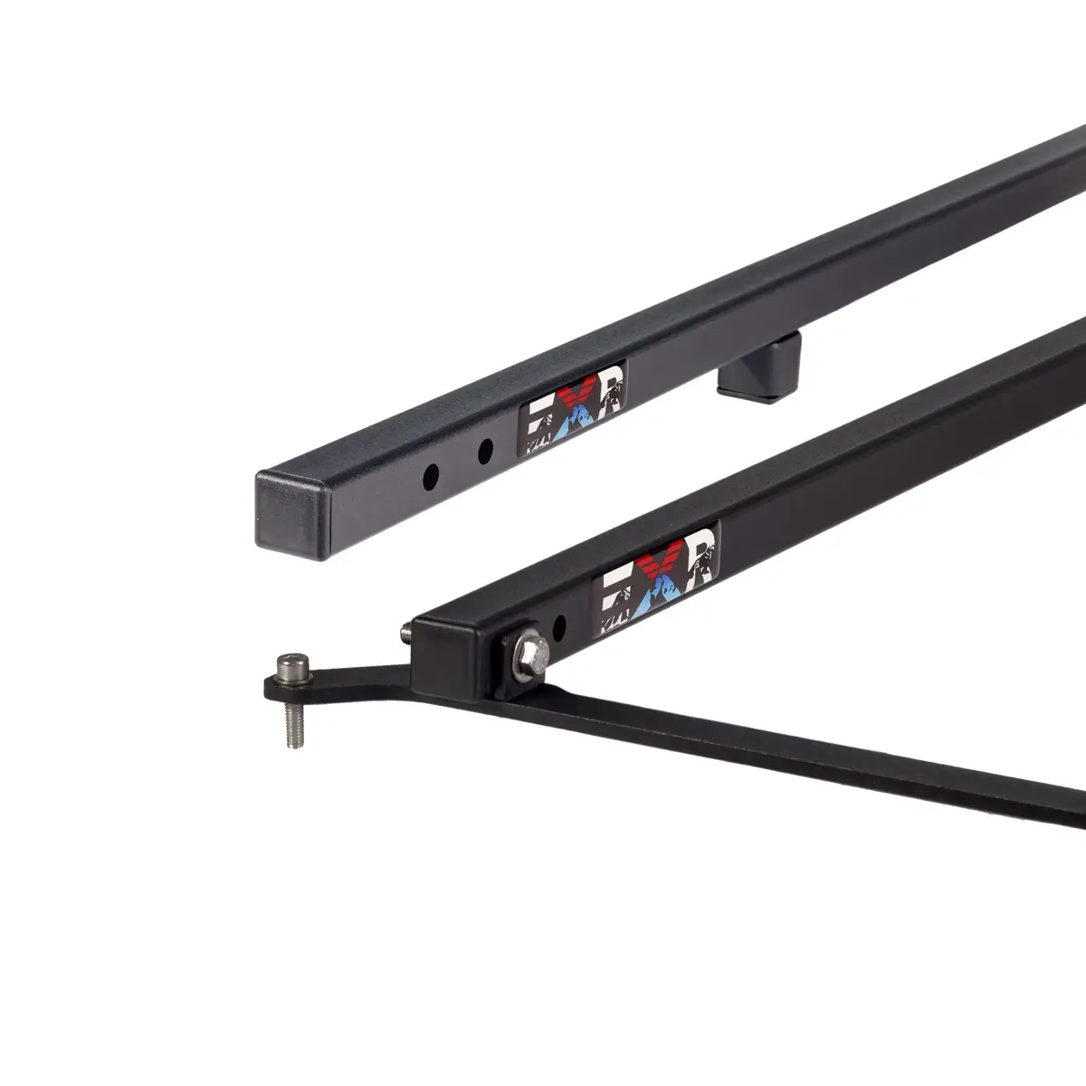 Exr Soft Top (Or No Top) Roof Racks, 2 Heavy Duty Xbars, Fits Jeep Wrangler Jk 2Dr (Exr4002) 1