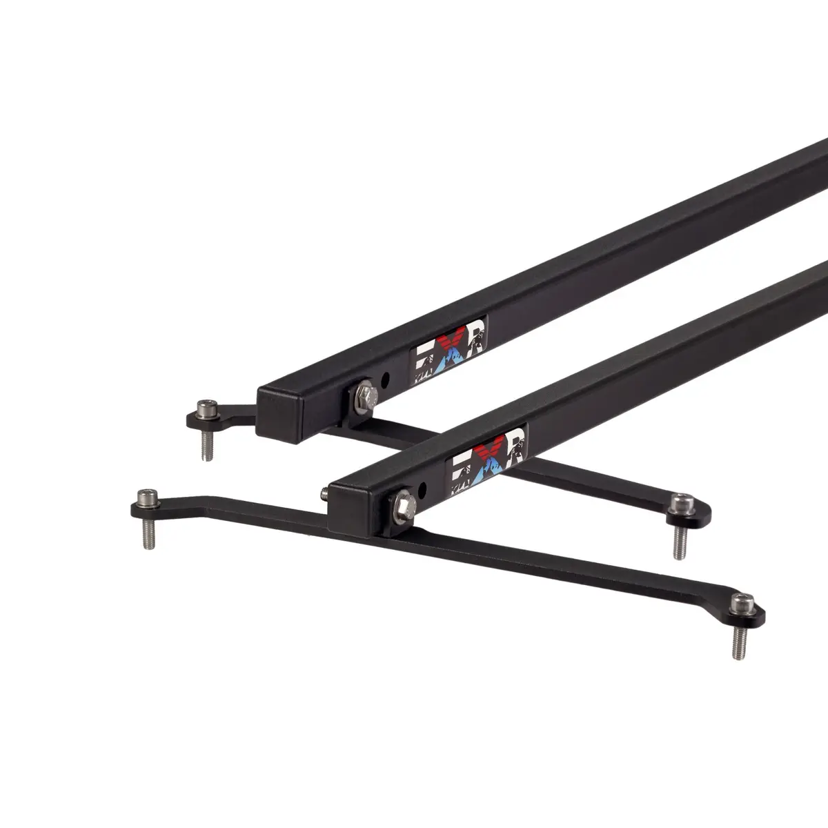 Exr Soft Top (Or No Top) Roof Racks, 2 Heavy Duty Xbars, Fits Jeep Wrangler Jl 2Dr (Exr6442) 1