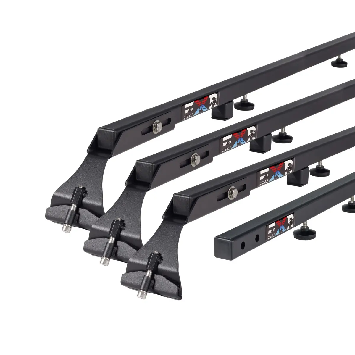 Exr Overlander Roof Rack, 4 Heavy Duty Xbars For Tents, No Drilling, Fits Jeep Wrangler Jku 4Dr (Exr8201) 1