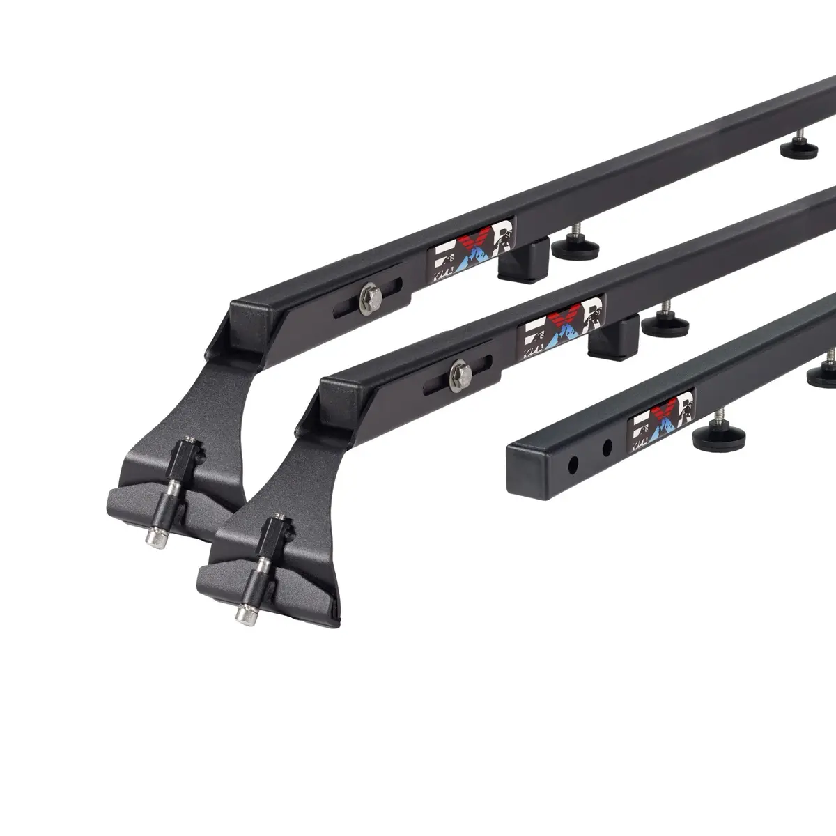 Exr Camper Roof Rack, 3 Heavy Duty Xbars For Tents, No Drilling, Fits Jeep Wrangler Jk 2Dr (Exr9001) 1