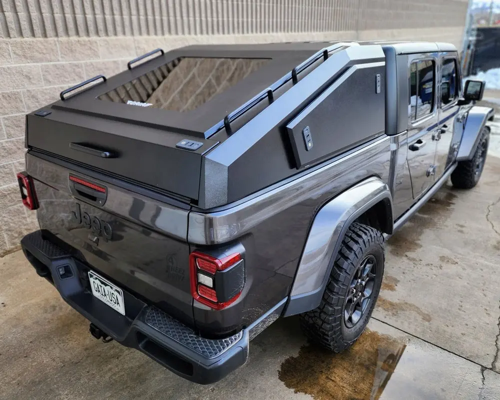 Gaia Jeep Gladiator Camper Shell - Shadow Top Fastback Truck Cap 1