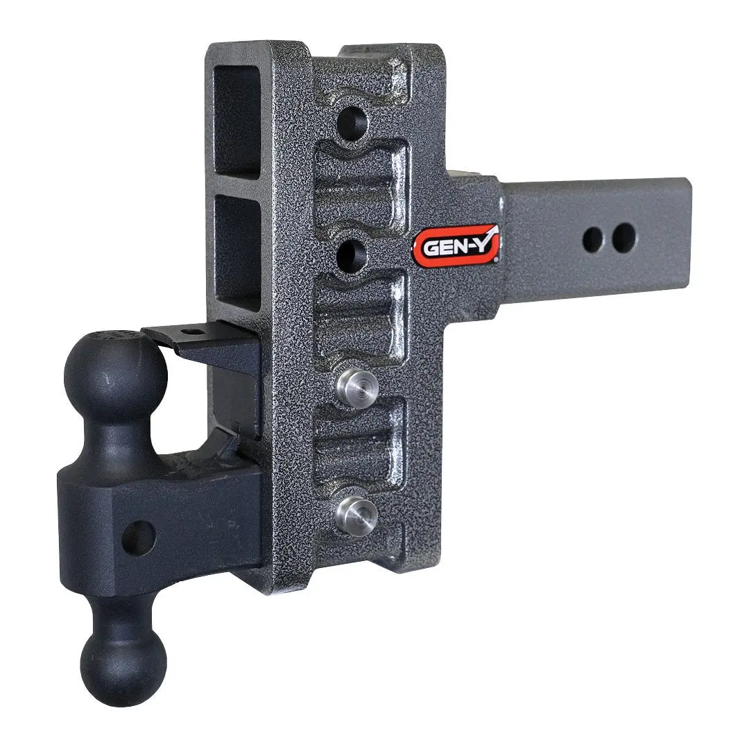 Gen-Y - Gh-2024 - Mega-Duty 3 Shank 6 Offset Drop 3.5K Tw 32K Hitch & Gh-0161 Versa-Ball & Gh-0162 Pintle Lock 1