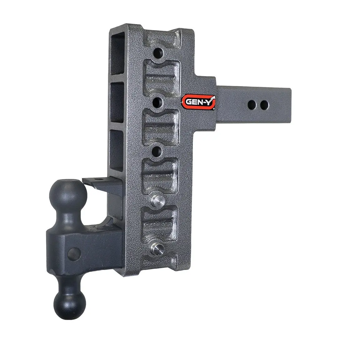 Gen-Y - Gh-925 - Mega-Duty 2.5 Shank 9 Offset Drop 3K Tw 21K Hitch & Gh-061 Versa-Ball & Gh-062 Pintle Lock 1