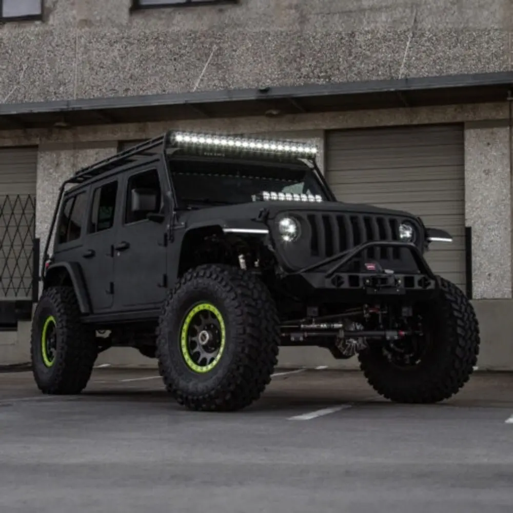 Gobi Jeep Jku 4Dr Stealth Roof Rack - 40" Led Setup 1