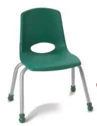 Medium School Chair - Green 1