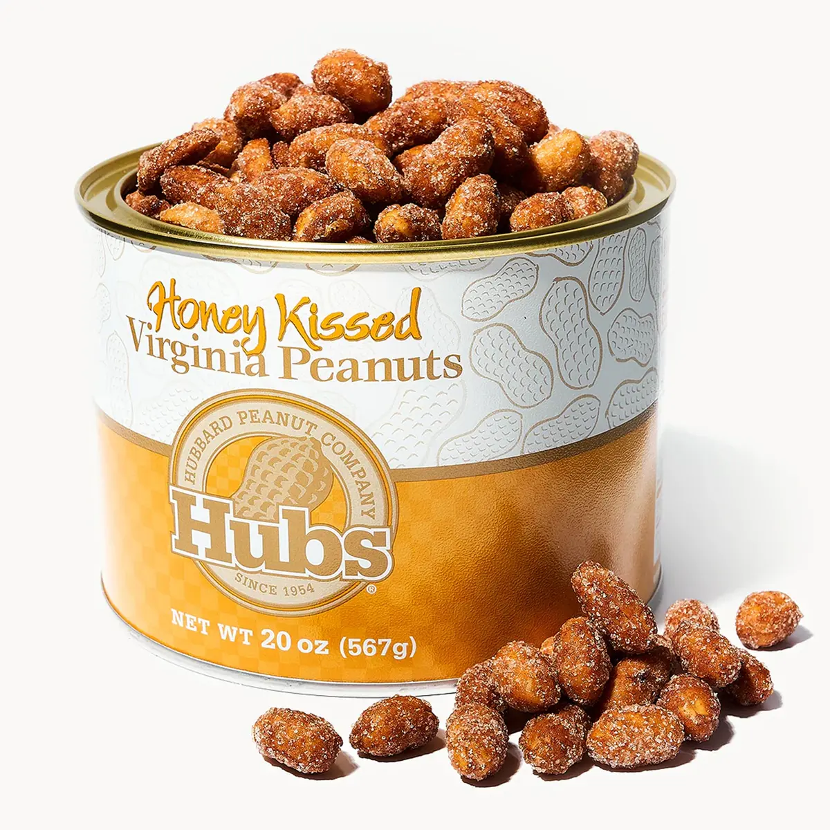 Honey Kissed Virginia Peanuts - 20Oz. 1