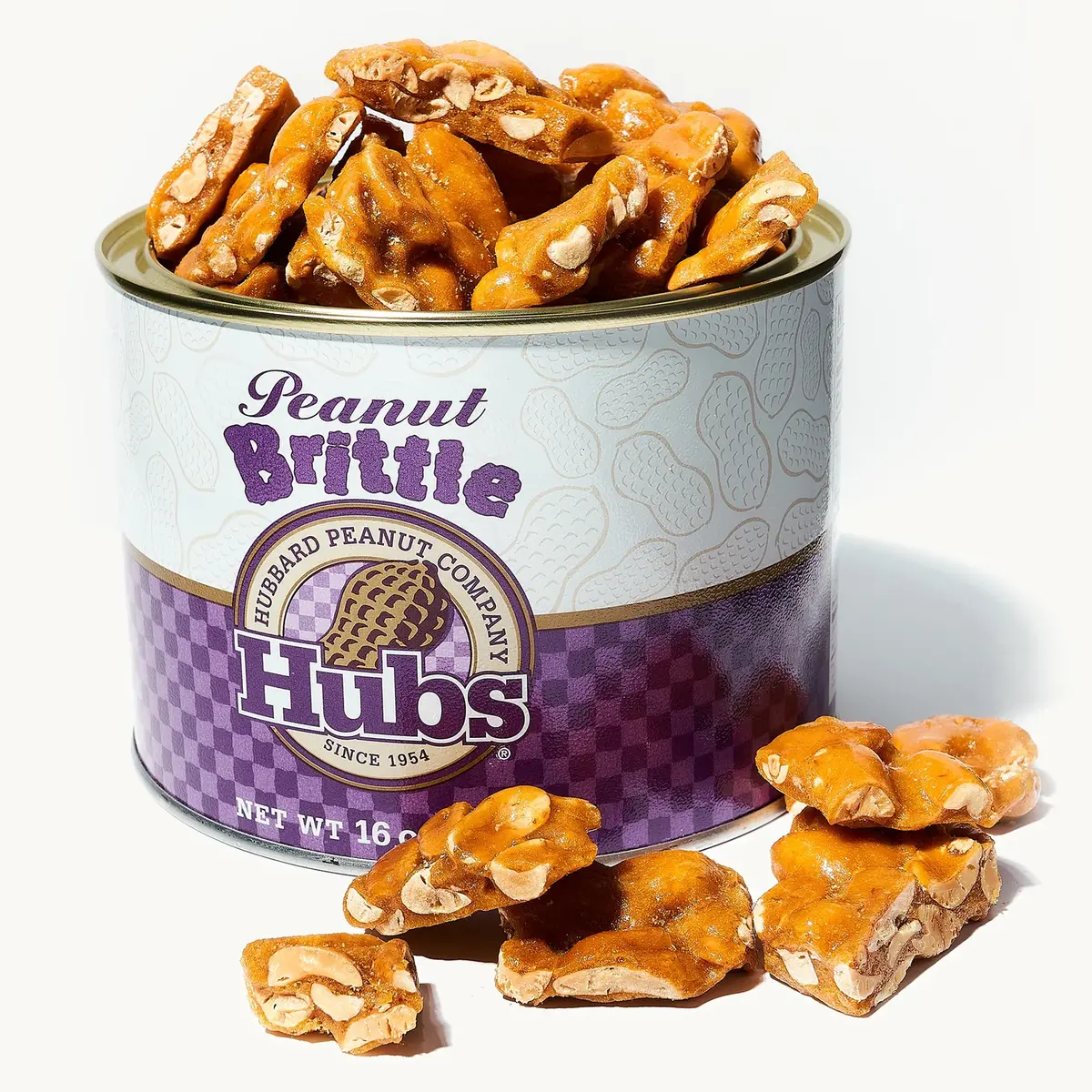 Hubs Peanut Brittle - 16Oz. 1