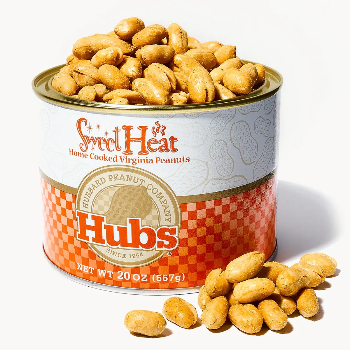 Hubs Sweet Heat Peanuts - 20Oz. 1