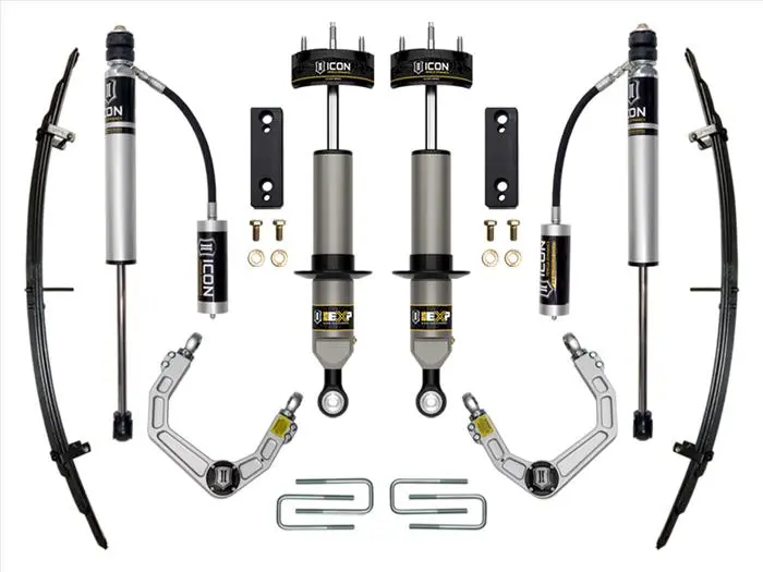 Icon Tacoma 0-2" Exp Suspension System - Stage 3 Billet Uca 1