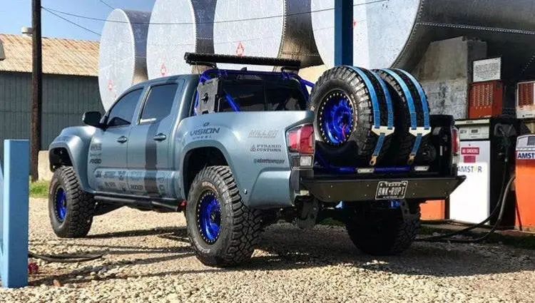 2016+ Tacoma 6" Bulge Off Road Fiberglass Bedsides - Long Bed 1