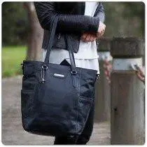 Vanchi Lucca Mini Tote In Black 1