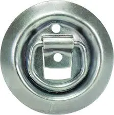 Buyer Products Surface Mounted Rope Ring Zinc Plated 1