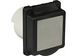 30A 125V Standard Rv Power Inlet, Black 1