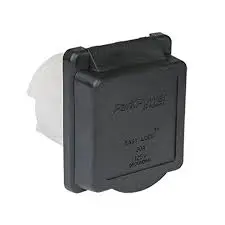 30A Power Inlet, Black 1