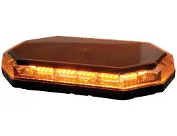 Buyers Product 15 Inch Amber Light Octagonal Led Mini Light Bar Series 1