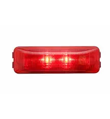 Led Red Marker/Clearance Thinline, Snap-In, 2 Diode 1