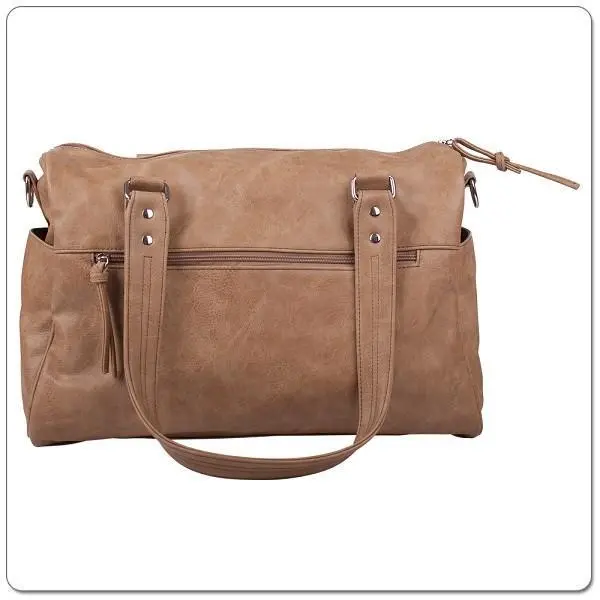 Vanchi Indie Holdall-Caramel 1