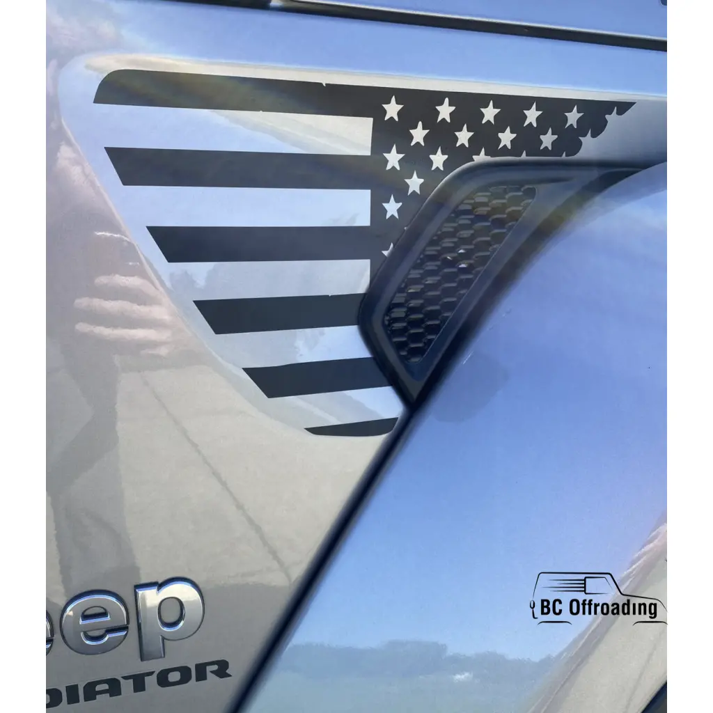 Jeep Wrangler Jl/Jt Precut Fender Vent Decals 2018 + 2