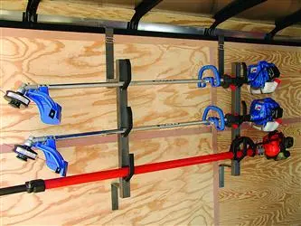 Rack'em Tool Organizer; Bolt-On Mount To Closed Trailer - Ra-5 1
