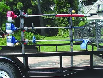 Rack'em Tool Organizer Bolt-On Mount To Open Trailer - Ra-6 1