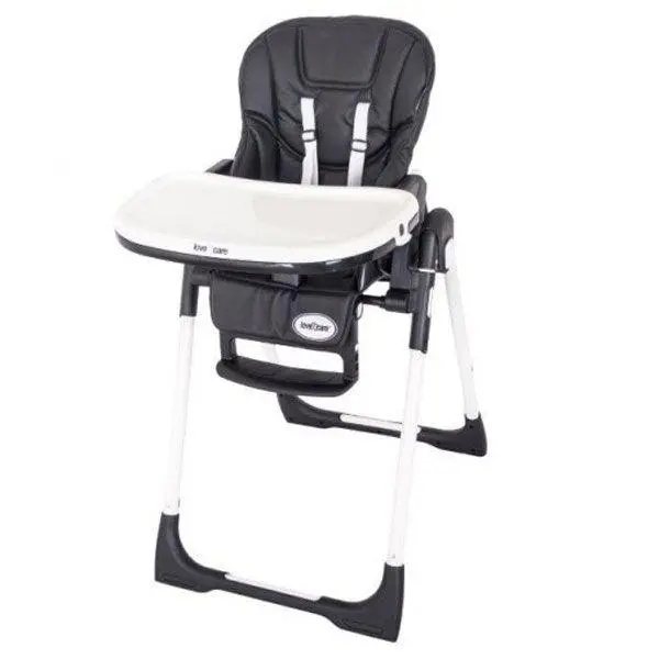 Love N Care Deluxe Montana High Chair - Black 1