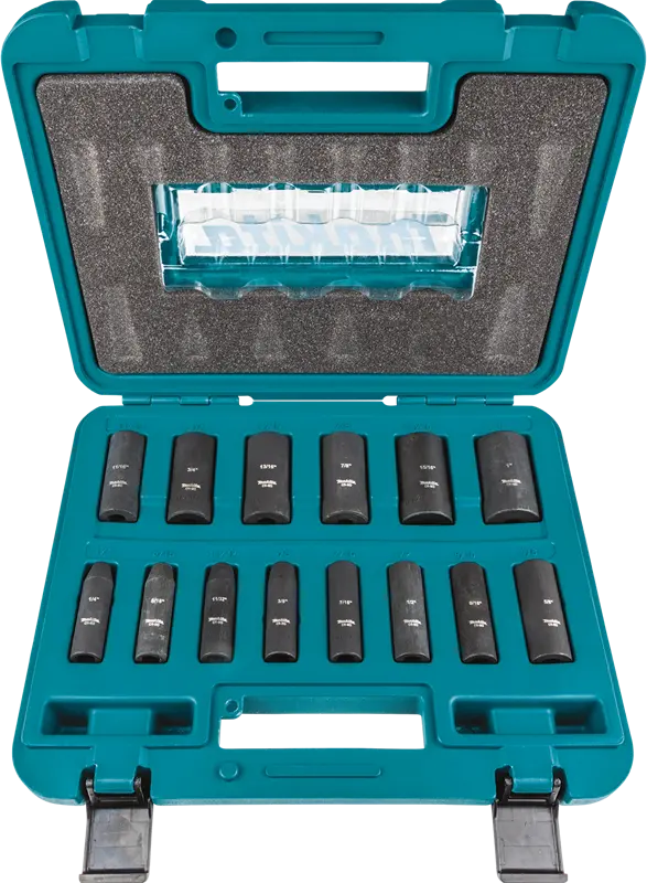 Makita Impact Socket Set 14Pc. 3/8" Drive 1