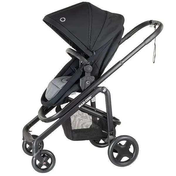 Maxi Cosi Lila Cp2 Essential Bassinet Stroller Black 2