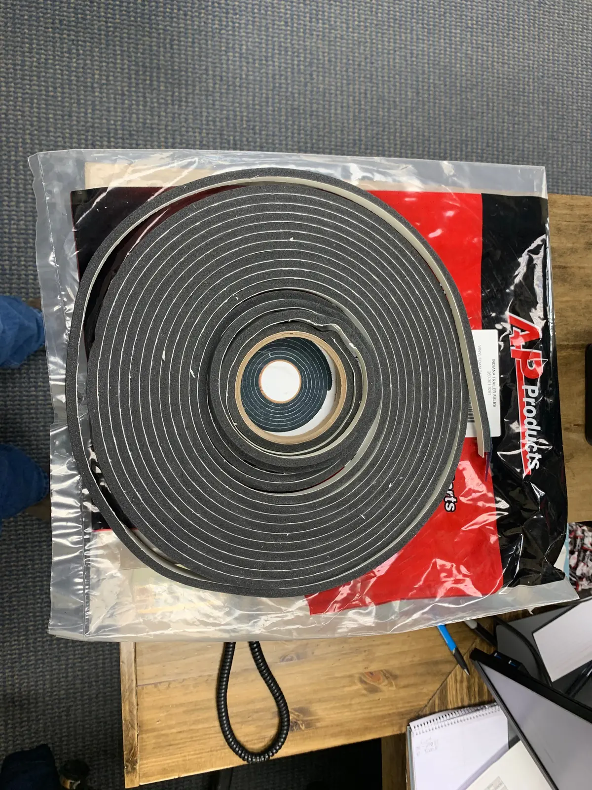 Vinyl Foam Tape-1/4In X 3/8In 1