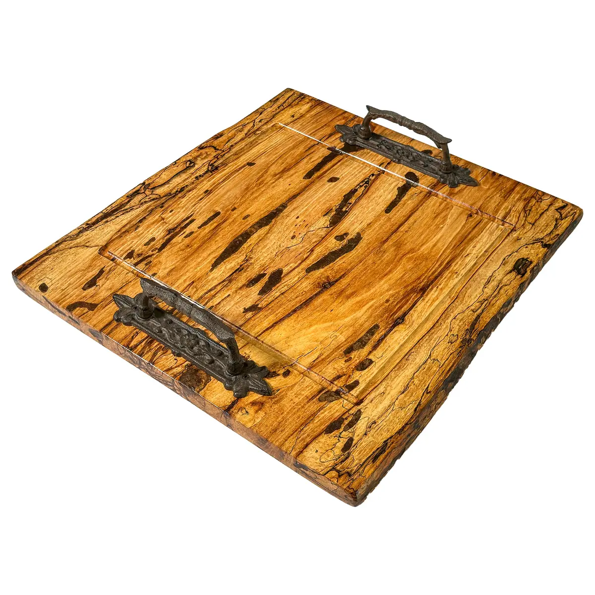 Pecan Wood Charcuterie Board No.36 - 20X21 1