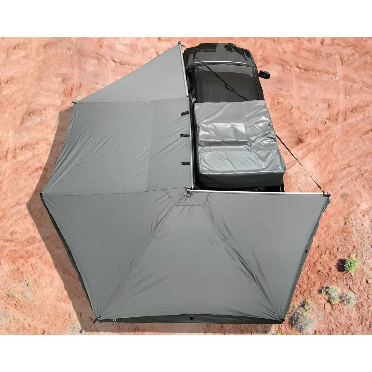Overland Vehicle Systems Nomadic 270 Awning W/ Black Storage Cover 1