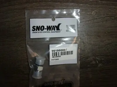 Sno-Way Fitting, Straight Connector 1