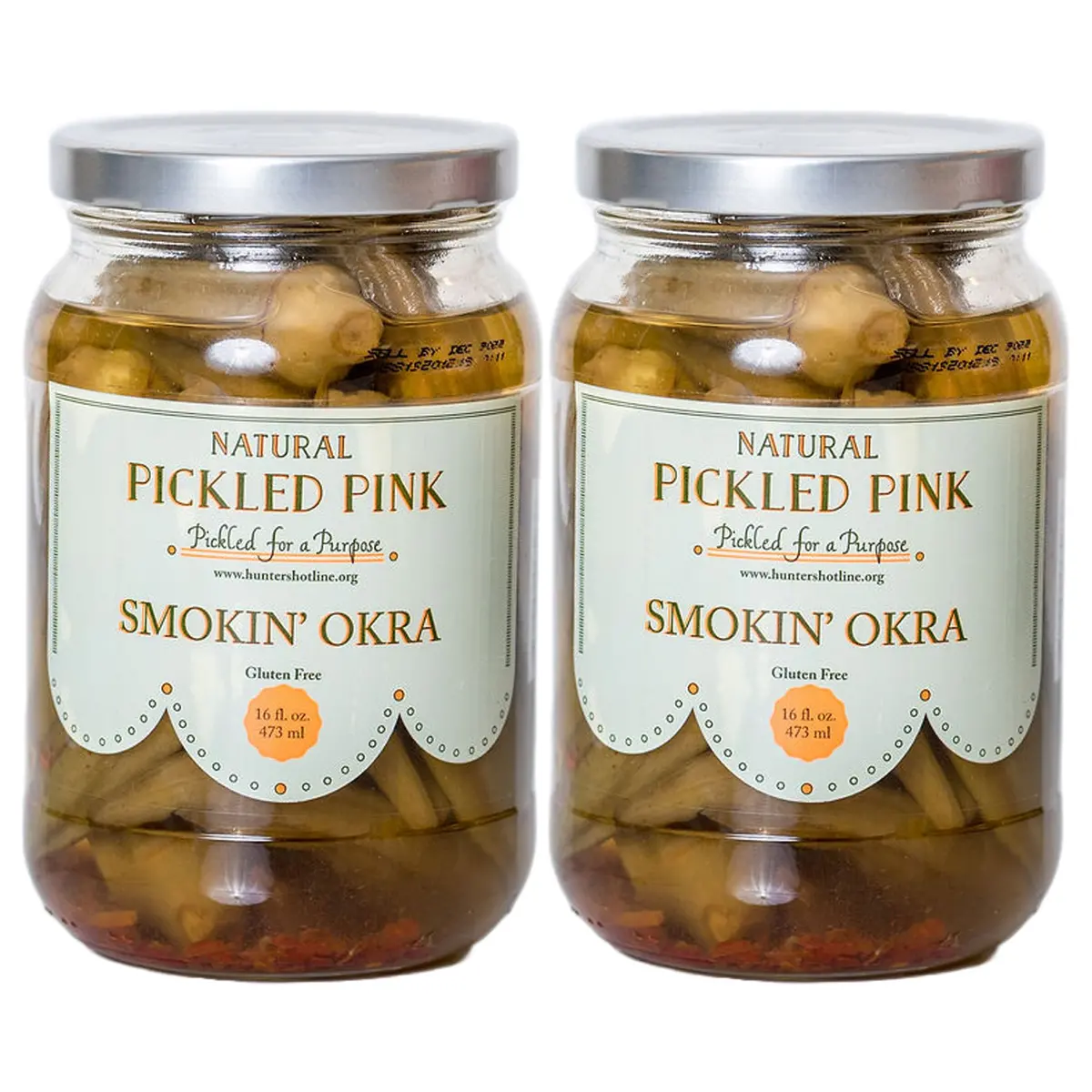 Smokin' Pickled Okra (2-Pack) 1