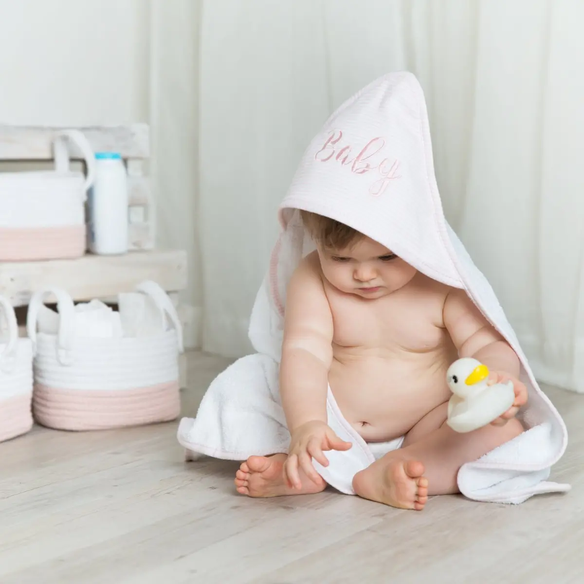 Living Textiles Hooded Towel 1
