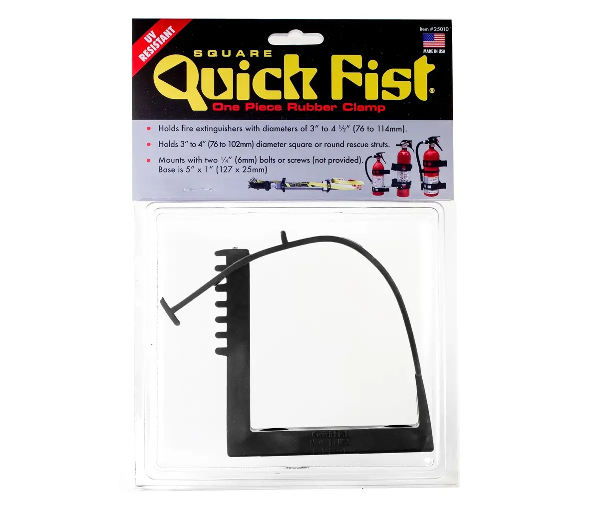 Square Quick Fist Rubber Clamp 1