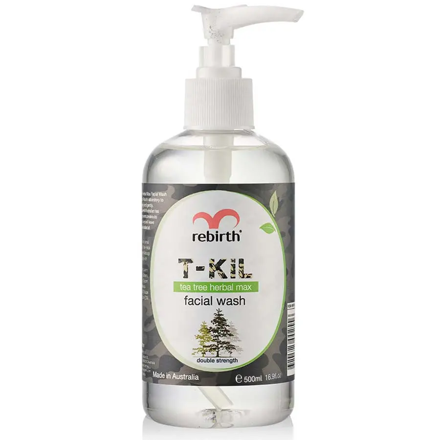 Rebirth T-Kil Tea Tree Herbal Max Facial Wash 500Ml 1