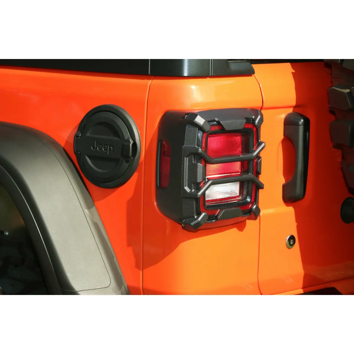 Rugged Ridge Elite Tail Light Guards For 18-25 Jeep Wrangler Jl With Factory Halogen Tail Lights 1