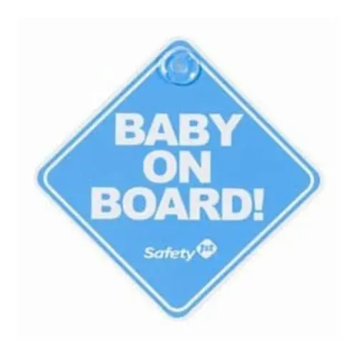 Safety 1St Baby On Board Sign - Blue 1