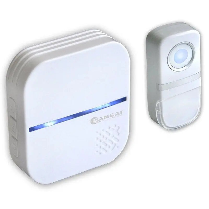 Sansai Plug In Wireless Door Chime/Bell/Ring 58 Tones/150M Range Waterproof 1